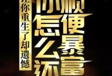 让你重生了却遗憾，你怎么还顺便暴富了？完结版李毅唐雪免费阅读大结局-逐鹿文学